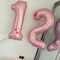 21 Balloons Number, Giant Pastel Pink Number 2 & 1 Helium Foil Ballo,40 Inch(Pastel Pink)